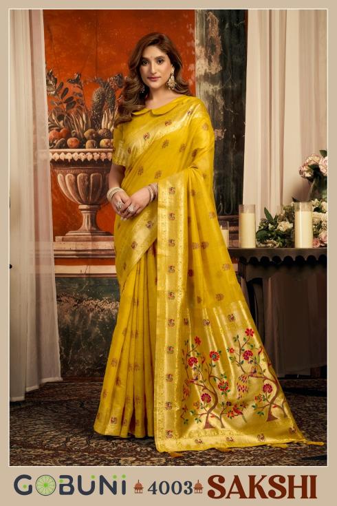 Gobuni sakshi saree wholesale clothing jaipur india